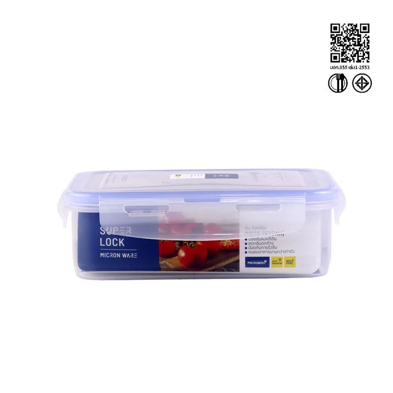 Super Lock กล่องใส่อาหาร รุ่น 6115 ความจุ 890 มล. ตรา Micronware