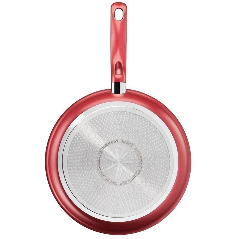 Tefal เซ็ตกระทะ So Chef ก้นอินดักชั่น 2 ชิ้น กระทะก้นลึกขอบ 2 หยัก ขนาด 28 ซม. และ กระทะก้นแบน ขนาด 24 ซม.