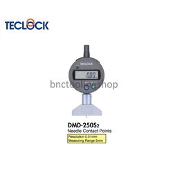 เกจวัดความลึกดิจิตอลขนาด 5มิล ความละเอียด 0.01 มิล,Digital Depth Gauge Range 5mm Graduation 0.01mm,TECLOCK,DMD-250S2
