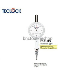 ไดอัลเทสขนาด 0.8มิล ความละเอียด 0.01มิล,Test Indicators Range 0.8mm Graduation 0.01mm,TECLOCK,LT-315PS