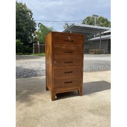 ตู้หัวเตียงโมเดิร์น 5 ลิ้นชัก มีขา