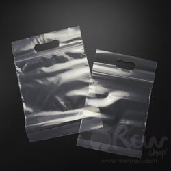 ถุงซิปล็อคมีหูหิ้วได้ (ซิปเจาะ) PE 1กิโลกรัม