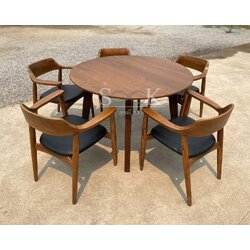 ชุดโต๊ะกลมอะเมซอน เก้าอี้ฮิโรชิมา