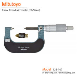 Mitutoyo,Screw Thread Micrometer (25-50mm),125-107