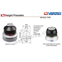 VERTEX,Heigt Presetter,HP-50Z/HP-50ZM