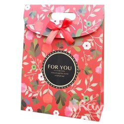 ถุงของขวัญสําเร็จรูป มีฝาปิด ลาย 520 (6ใบ)