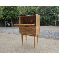 ตู้เก็บของบานพับมาร์แชล (สีสัก)