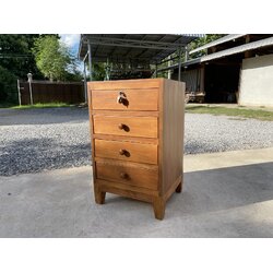 ตู้หัวเตียงโมเดิร์น 4 ลิ้นชัก ขาโมเดิร์น