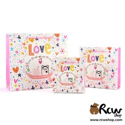 ถุงของขวัญ มีหูเชือก ลาย F05 (5ใบ)