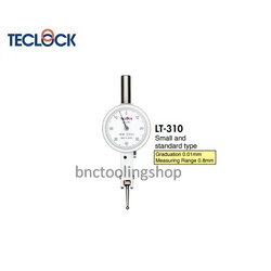 ไดอัลเทสขนาด 0.8มิล ความละเอียด 0.01มิล,Test Indicators Range 0.8mm Graduation 0.01mm,TECLOCK,LT-310