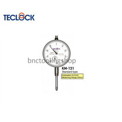 ไดอัลเกจแกนวัดยาวความละเอียด 0.01มิล,Long Stroke Dial Indicator Graduation 0.01mm,TECLOCK,KM-121