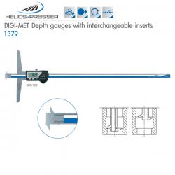 HELIOS-PREISSER,DIGI-MET Depth gauges with interchangeable inserts,1379