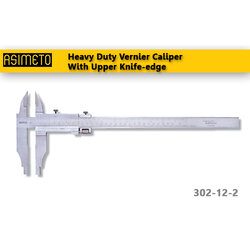 ASIMETO,P65,Heavy Duty Vernier Caliper With Upper Knife-edge,302-12-1