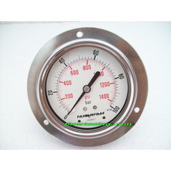 Nuova fima,Pressure Gauge ITALY หน้าปัด 2.5 Center Back with Flange,PG2-5CBF