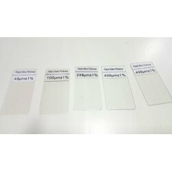 แผ่นฟิลม์สำหรับสอบเทียบเครื่องวัดความหนาสีแบบชุด - ขนาด 498umx2 ,248um, 100um, 49 um