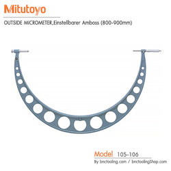 Mitutoyo,OUTSIDE MICROMETER,Einstellbarer Amboss (800-900mm),105-106