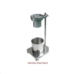 ขาตั้งสำหรับถ้วยวัดความหนืดแบบฉากวัสดุ สแตนเลส , Stainless Steel Square Stand for Flow Cup viscosity cup holding device better positioning and repeatability bracket.