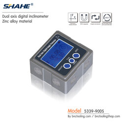 SHAHE,Dual axis digital inclinometer,Zinc alloy material ,5339-90DS