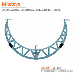 Mitutoyo,OUTSIDE MICROMETER,Einstellbarer Amboss (1000-1100mm),105-408