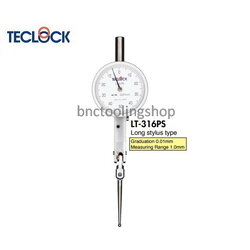 ไดอัลเทสขนาด 1.0มิล ความละเอียด 0.01มิล,Test Indicators Range 1.0mm Graduation 0.01mm,TECLOCK,LT-316PS