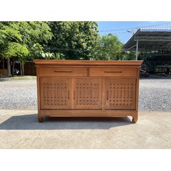 ตู้เก็บของบานบาหลี มีขา