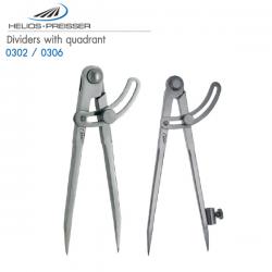 HELIOS-PREISSER,Dividers with quadrant,0302 / 0306