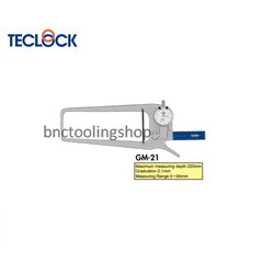 ไดอัลคาลิปเปอร์เกจวัดนอก ขนาด 0-90มิล,External Dial Caliper Gauges Range 0-90mm,TECLOCK,GM-21