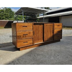 เคาน์เตอร์บานทึบ 6 ลิ้นชัก