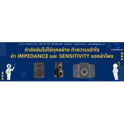 กำลังขับไม่ใช่ทุกอย่าง ! ทำความเข้าใจค่า Impedance และ Sensitivity ของลำโพง