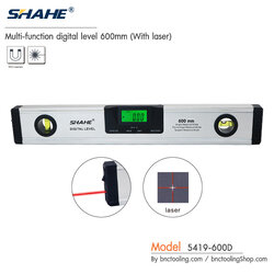 SHAHE,Multi-function digital level 600mm(With laser),5419-600D