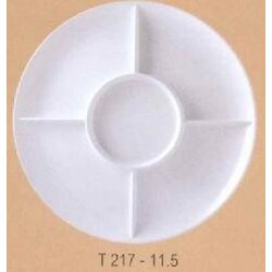 จานออร์เดิร์ฟเมลามีน 5 ช่อง ขนาด 11.5 นิ้ว (T217-11.5)