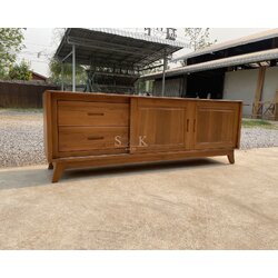 ตู้วางทีวีบานสไลด์รางเดี่ยว