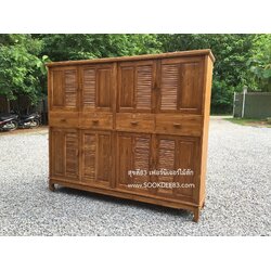 ตู้รองเท้าบานเกล็ดไซส์พิเศษ