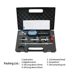 ประแจทอร์ค, Shahe ANT Digital Torque Wrench Set, Digital Electronic Torque Wrench Set, Bike Repair Spanner Hand Tool,