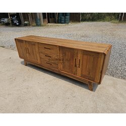 ชั้นวางทีวีบานเรียบ