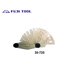เกจวัดมุมเอ็8มี่ (วันสดุเป็นสแตนเลส)-Acme Screw Piltch Gauges,FUJI TOOL,30-720