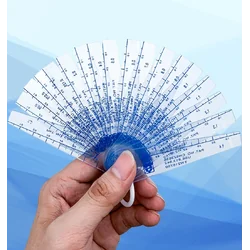 Plastic thickness gauge, 0.02-2.0mm 23blades Feeler Gauges Metric Measurement ,Thickness Gap Metric Filler Feeler Gauge Plastic Measuring gap gage,OEM-HT0.02-2.0mm 23blades,