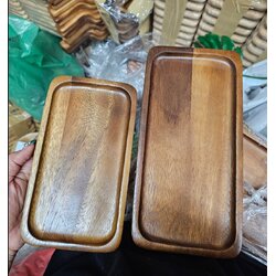 ถาดไม้หนา ไม้จามจุรี