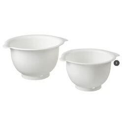 VISPAD วิสปัด ชามผสม ชุด 2 ชิ้น, ขาว