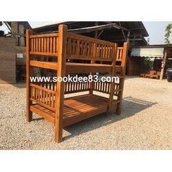 เตียง 2 ชั้น เสาตรง