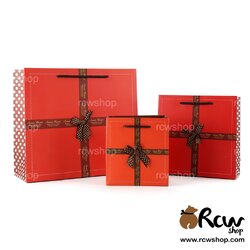 ถุงของขวัญ มีหูเชือก ลาย F02 (5ใบ)