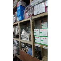 ตะหลิวสแตนเลส ด้ามไม้ 7 นิ้ว ด้ามต่อ ตราสมอ