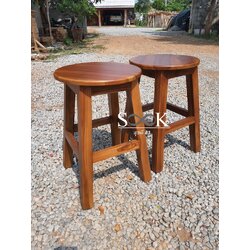 เก้าอี้นั่งไม่มีพนักแบบกลม