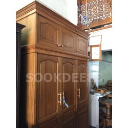 ตู้เสื้อผ้า 3 บาน ต่อท่อนบน สูง 2.3 ม.