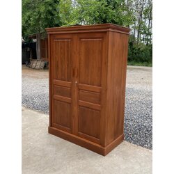 ตู้เสื้อผ้าบานเปิดลูกฟักตรง สูง 1.8 ม.