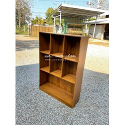 ชั้นวางหนังสือ แบ่ง 6 ช่องเล็ก