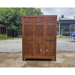 ตู้เสื้อผ้าบานซี่ผสมฟักขาคู้ สูง 2 ม.