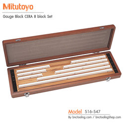 Mitutoyo,Gauge Block CERA 8 block Set,516-547