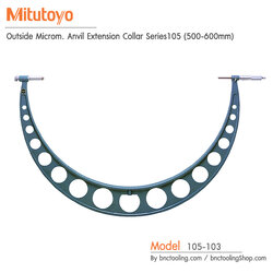 Mitutoyo,Outside Microm. Anvil Extension Collar Series105 (500-600mm),105-103