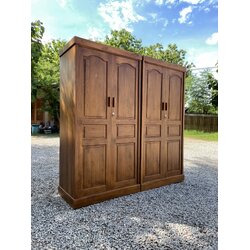 ตู้เสื้อผ้าประกบบานเปิด ยาว 2 ม. สูง 2 ม.